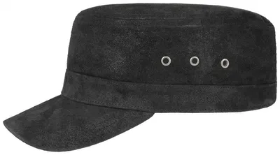 Produktbild von Stetson Schirmmütze Army Cap Lederkappe schwarz