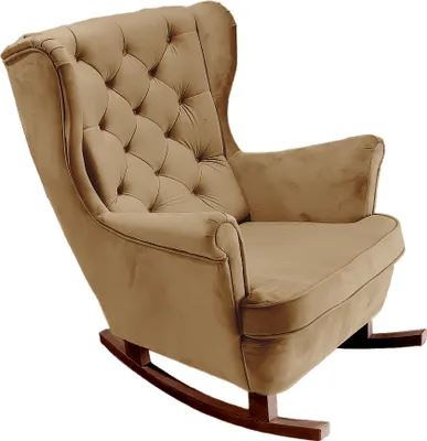 Produktbild von DomoHome Relaxsessel Armlehnensessel Armlehnen Fernsehsessel Loungesessel Polstersessel Couchsessel Armsessel Chair Wohnzimmersessel Ohrensessel | 102x81x95cm | Cappucino_29807
