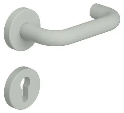 Image de Paire de rosace clé I gris 95 - HEWI - 306FR PZ-95