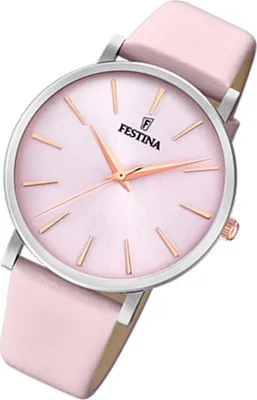 Produktbild von Festina Armbanduhr Damen F20371/2 Leder Uhr Elegant rose Boyfriend UF20371/2