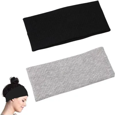 Immagine prodotto di Fascia sportiva da donna - ideale per jogging, yoga e tennis (set da 2)