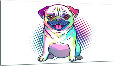 Produktbild von Herdabdeckplatte Glaskeramikkochfeld-Abdeckung Spritzschutz Glas 90x52 Hund
