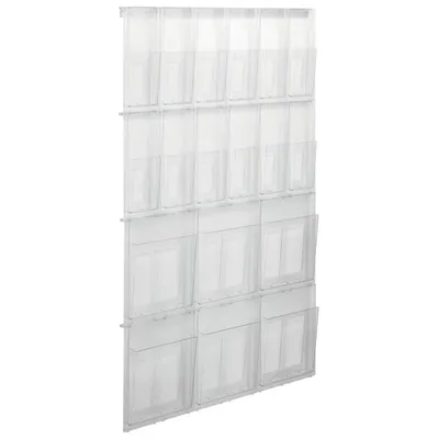 Obrázek produktu pro Helit H6812302, Nástěnný, Průhledná, Styren-akrylonitril (SAN), 852 mm, 54 mm, 1304 mm