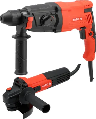 Immagine prodotto di Set composto da martello perforatore SDS+ da 3,2 J e smerigliatrice angolare da 750 W