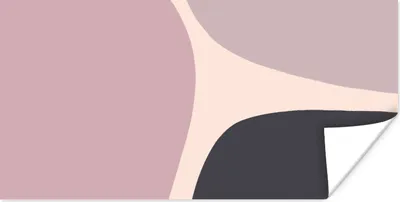 Produktbild von MuchoWow® Poster Pastell - Gestaltung - Minimalismus 40x20 cm - Poster für die Wand - Poster Schlafzimmer