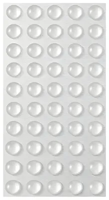 Productafbeelding van Stootdoppen 50 Stuks - Deurstoppers Zelfklevend - Deurbuffer Transparant - Stootdoppen voor binnen - 9 mm