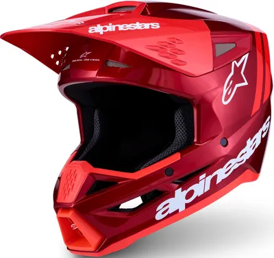 Obrázok produktu pre Motokrosový prilba Alpinestars S-M3 Radium, červená/biela, veľkosť M (57/58)