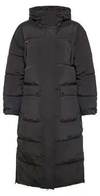 Produktbild von Tavite damen langer steppmantel - schwarz, M