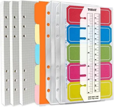 Produktbild von Famanu A6 Nachfüllset Graphikpapier mit Zubehör - 135 Blätter