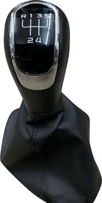 Produktbild von 5-Gang Schaltknauf Chrom / Schwarz für Seat Leon 1M Toledo Arosa Cordoba Ibiza