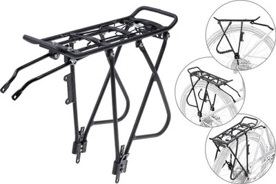 Produktbild von 28 Zoll Alu Gepäckträger verstellbar mit Federklappe
