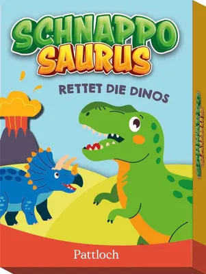Produktbild von Schnapposaurus Kooperatives Kartenspiel – Dinosaurier retten, 7,5x10,5 cm, ab 6 Jahren