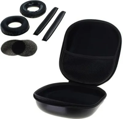 Produktbild von Tasche + Ohrpolster für Sennheiser HD 25 HD 25-1 HD 25-1 II - , schwarz Tasche Case Schutzhülle