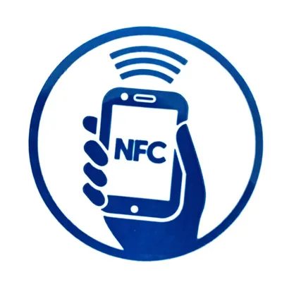 Produktbild von 30xNFC-Hinweisaufkleber PVC mit 3,0cm ø zum Überkleben von sog. NFC-Blankotags