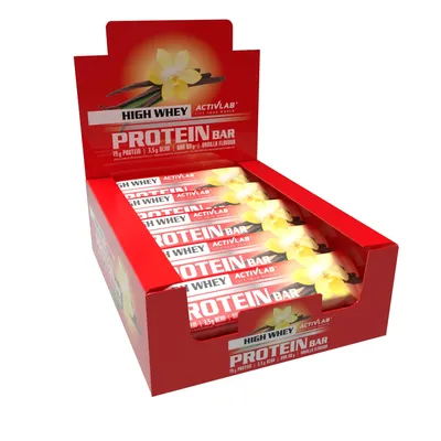 Obrázek produktu pro 20 x proteinová tyčinka s vysokým obsahem syrovátky - vanilka s jogurtovou polevou Activlab