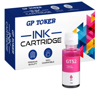 Zdjęcie produktu dla TUSZ GT52 XL DO HP INK TANK 315 410 415 417 450 515 319 500 615 Magenta