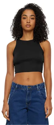 Immagine prodotto di Urban Classics Donna Top organico a costine nero - XS