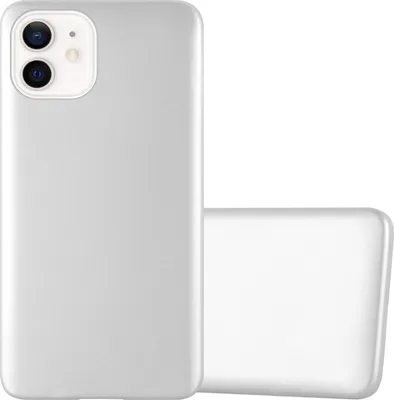 Image de Cadorabo Housse pour Apple iPhone 12 MINI Housse en argent Housse pour portable TPU silicone Etui Cover Case