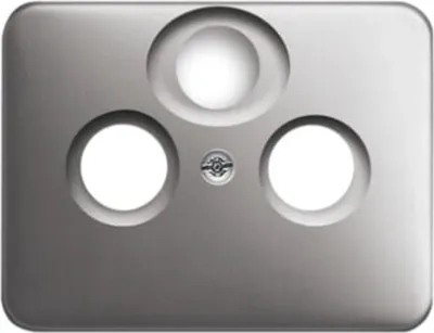 Produktbild von Busch-Jaeger 1743-03-20-101, Platin, Metall, konventionell, Busch-Jaeger, SAT + TV + Radio, 70 mm