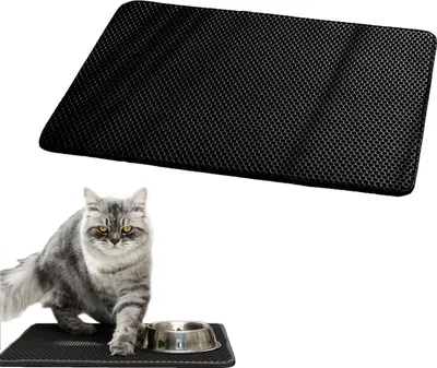 Produktbild von Katzenstreumatte - Doppelte Unterlage für Katzenstreu - leicht zu reinigen