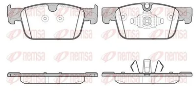 Produktbild von REMSA 1692.10 Bremsbeläge Satz Vorne Bremsklötze für VOLVO XC60 II (246) V60 II (225, 227) V90 II Kombi (235, 236) S90 II (234) S60 III (224)