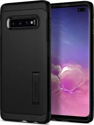 Produktbild von Spigen Tough Armor, Cover, Samsung, Galaxy S10 Plus, Schwarz