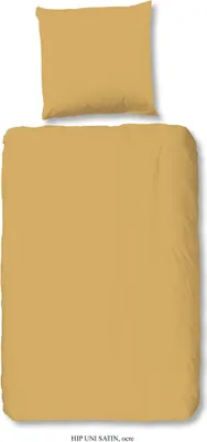 Produktbild von HIP Bettwäsche-Set Uni 140 x 200/220 cm Ockergelb