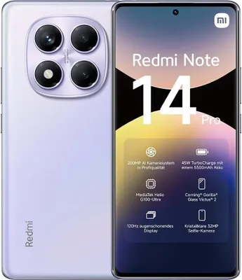 Produktbild von Xiaomi Redmi Note 14 Pro 4G Smartphone 8/256GB Lila