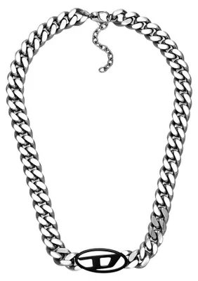 Immagine prodotto di Collane   Collana Diesel in argento Da 50 cm a 70 cm  Collezione D Logo - unisex