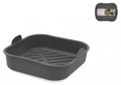 Immagine prodotto di H&H Contenitore In Silicone Quadrato Friggitrice Ad Aria Cm 20