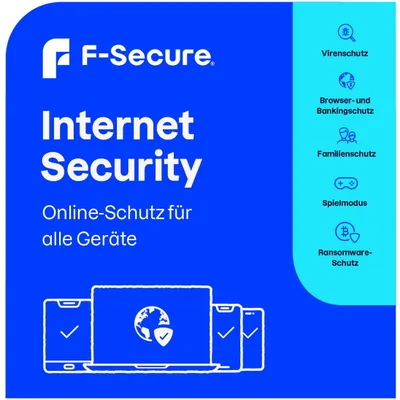 Produktbild von F-Secure Internet Security - Abonnement-Lizenz (1 Jahr) - 1 Gerät - ESD - Win