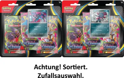 Image de Blister de 3 boosters Pokémon « Évolution Méga » - Flammes fatales (assortiment aléatoire)