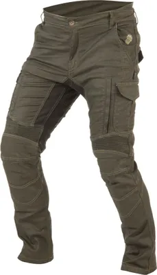 Image de Jeans moto Trilobite Acid Scrambler double épaisseur, kaki, 34/32