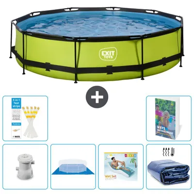 Imagen del producto de Conjunto de piscina para salida - 360x76 cm - 5 piezas - Acero S345
