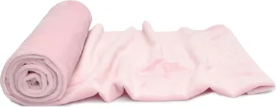 Obrázok produktu pre Minky pletenina hladký vzor, svetloružová 50 x 160 cm