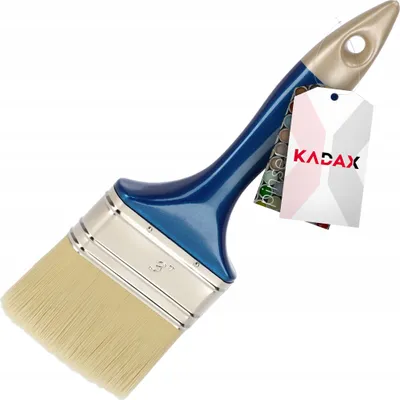 Obrázek produktu pro KADAX Jednoduchý štětec "Ambler", z plastu, plochý štětec s pohodlnou rukojetí, štětec, 3"