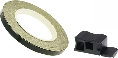 Obrázek produktu pro Nálepka na okraj ráfku 7 mm - černá - 600 cm