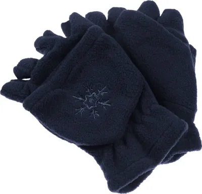 Produktbild von Halbfinger Handschuh mit Klappe aus Fleece für Kinder!