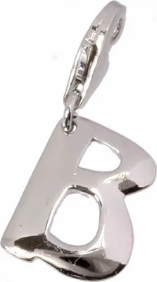 Produktbild von SilberDream Charm Schmuck Armband Anhänger Buchstabe B 925 Echt Silber FC70B