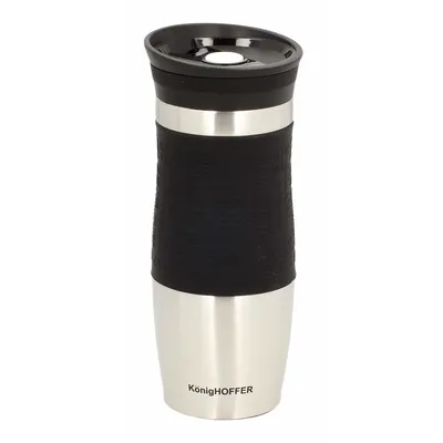 Obrázek produktu pro Termoska Hrnek na kávu THERMO Steel KÖNIGHOFFER LOARA BLACK 360 ml