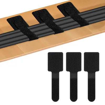 Produktbild von 30 Stück selbstklebendes Kabelmanagement, Kabel Organizer für Schreibtisch, Kabelführung für Homeoffice, TV & Ladegeräte, 3 m