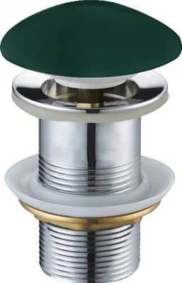 Produktbild von Mexen runder Klick-Klack-Stöpsel, Keramik Dunkelgrün matt - 79910-47