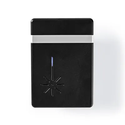 Immagine prodotto di Set campanello senza fili Nedis - Funzionamento a batteria - 3 V DC - 1x CR2032 - Volume: 80 dB - Portata del segnale: 300 m - IP44 - 36 melodie - 1 ricevitore - Nero