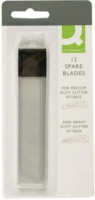 Zdjęcie produktu dla 25x Q-Connect® KF10636 Cutter 18 mm - Ersatzklingen, 12 Stück