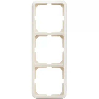 Image de cadre triple blanc perle -ELSO