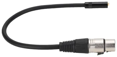 Obrázek produktu pro 3,5mm konektor na adaptér, hliníková fólie s dvojitou ochranou, pouzdro z zinkové slitiny, 3,5mm kabel pro mikrofon