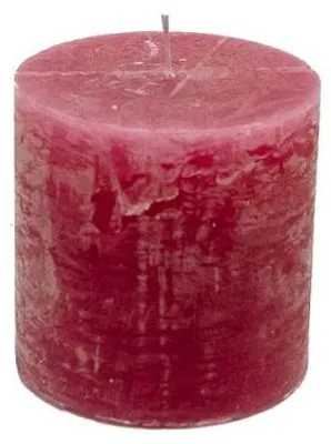 Obrázok produktu pre Branded sviečka, priemer 10 × 10 cm - farba: fuksiová - cca 110 kusov.