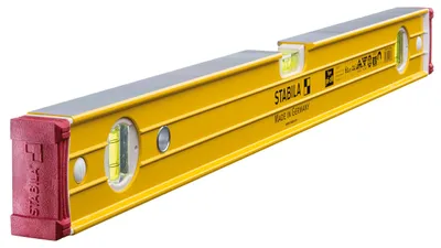 Produktbild von Stabila Type 96-2 M, Wasserwaage, 0,61 m, Rot, Gelb, 0,5 mm/m, Aluminium