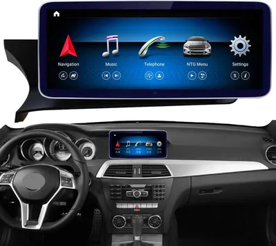 Produktbild von Für MERCEDES BENZ C klasse W204 NTG4.5 2011-2014. 10.3" Android 14 Autoradio GPS Navi Drahtlos Carplay und Android Auto. 8GB RAM 128GB ROM