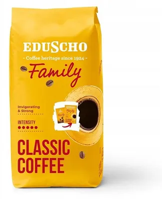 Zdjęcie produktu dla Kawa "Family", palona, ziarnista, 1000 g, EDUSCHO 87071